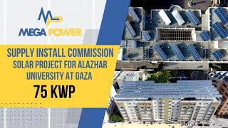 Supply, Installation, test and commission 75kw PV Grid-connected solar project with backup system